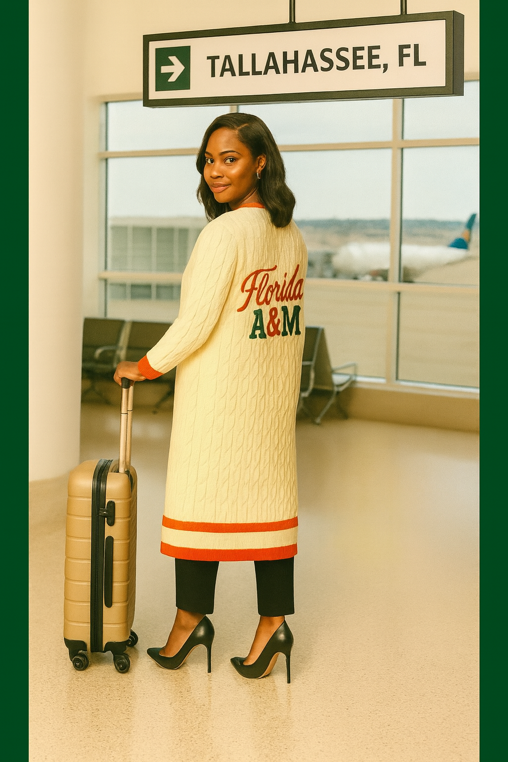 PRESALE - FAMU Homecoming Knit Cardigan - PRESALE