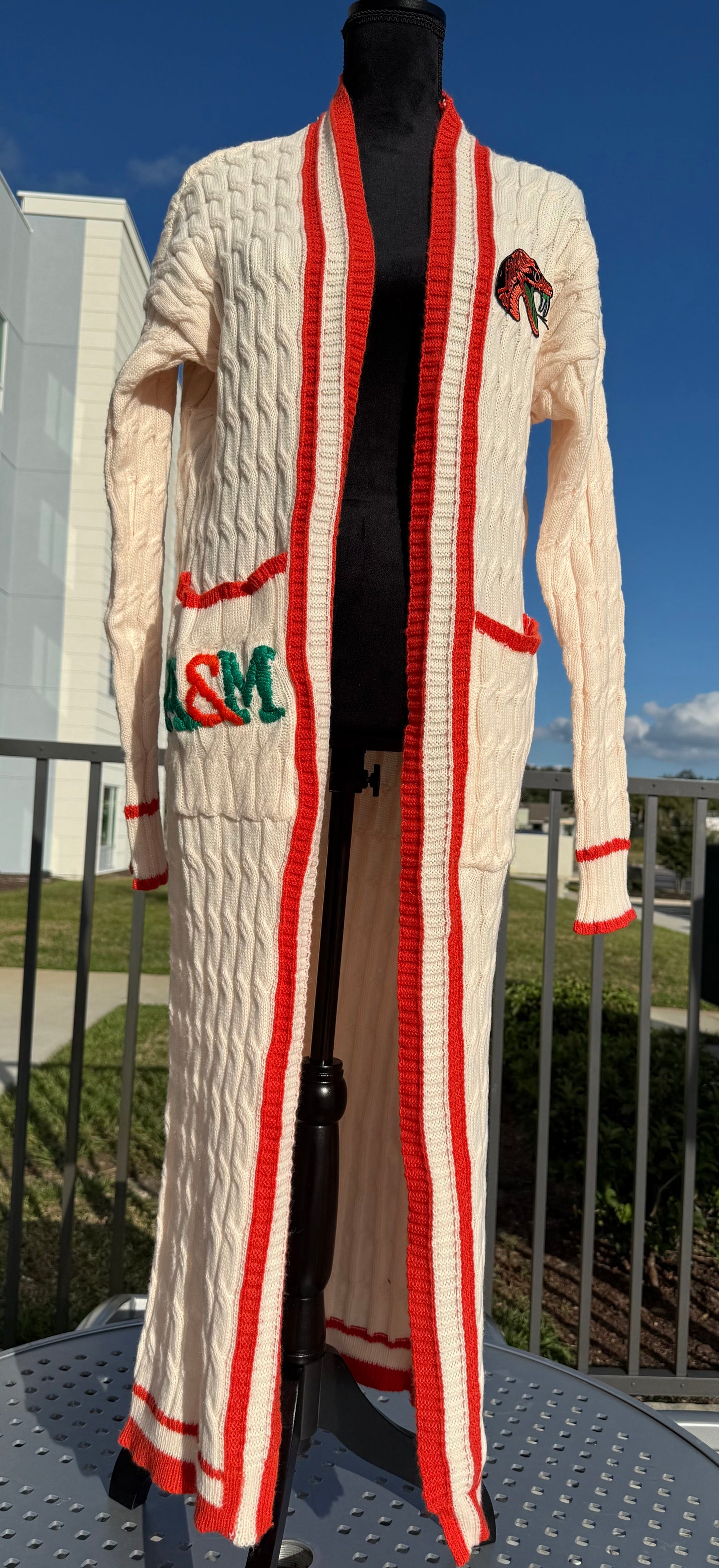 PRESALE - FAMU Homecoming Knit Cardigan - PRESALE