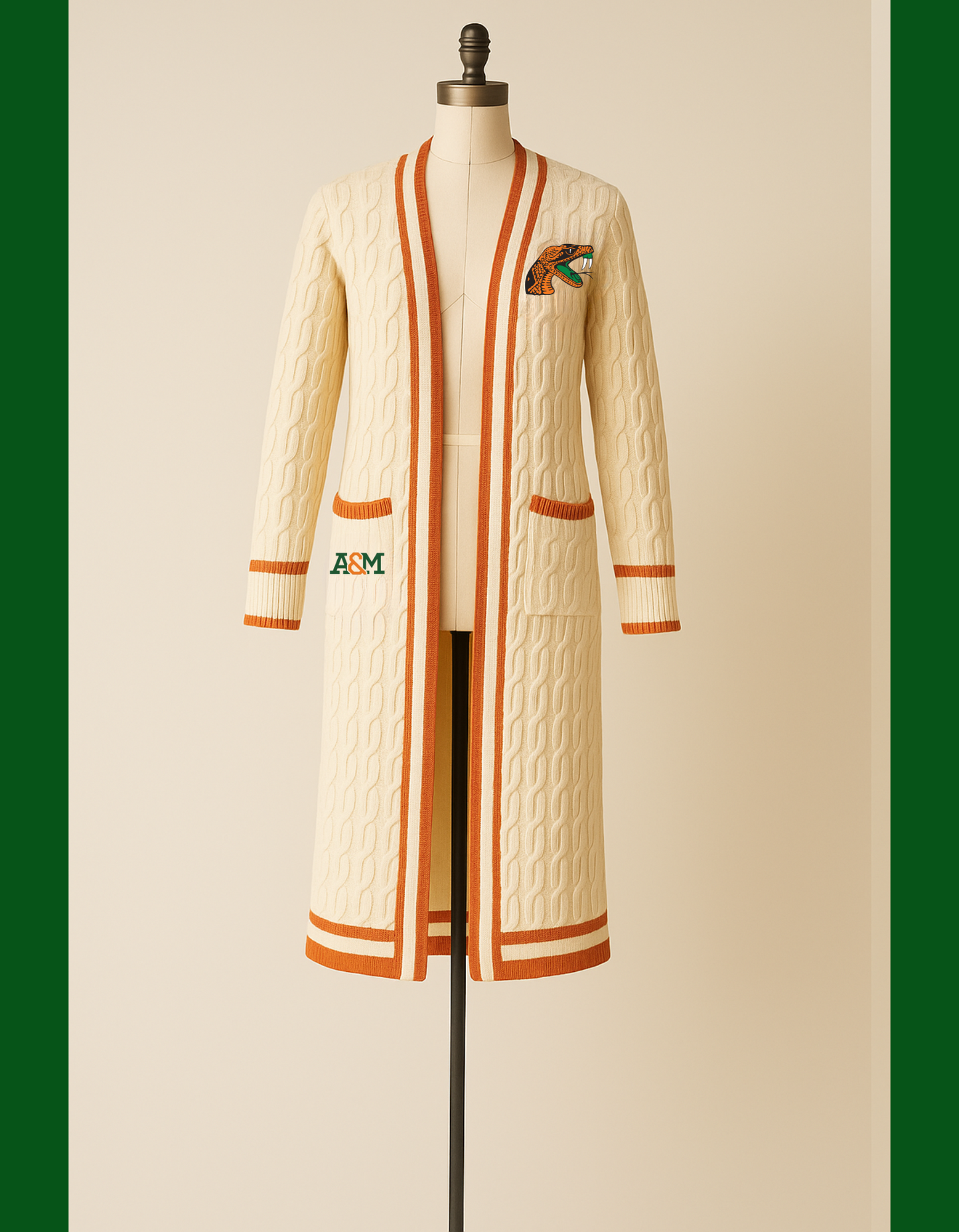 PRESALE - FAMU Homecoming Knit Cardigan - PRESALE